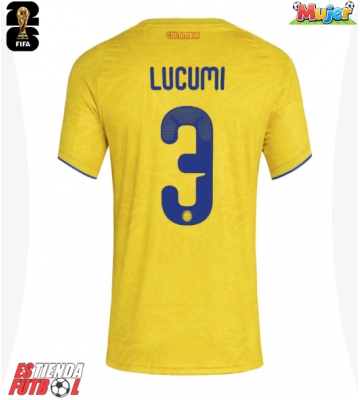 Colombia Jhon Lucumi #3 Primera Equipación Mujer Mundial 2026 Manga Corta